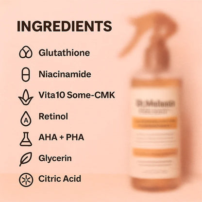 DR.Melaxin™ Kojic Acid Turmeric Exfoliating Spray